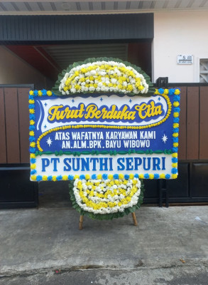 Papan Bunga Duka di Siempat Rube