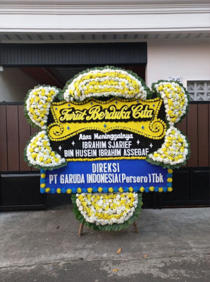 Papan Bunga Duka di Siempat Rube