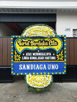 Papan Bunga Duka di Siempat Rube