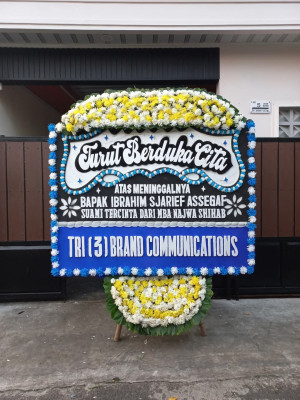 Papan Bunga Duka di Siempat Rube